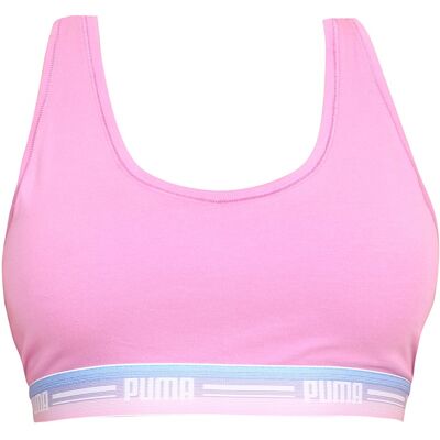 Dámská sportovní podprsenka Puma růžová (604022001 010) XS Dámská sportovní podprsenka Puma růžová (604022001 010) XS