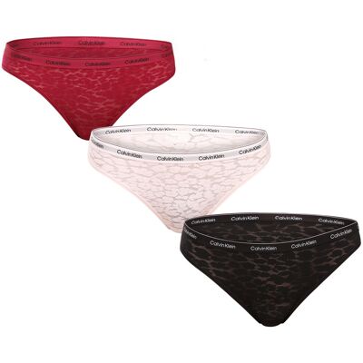 3PACK dámské kalhotky Calvin Klein vícebarevné (QD5069E 325) S 3PACK dámské kalhotky Calvin Klein vícebarevné (QD5069E 325) S