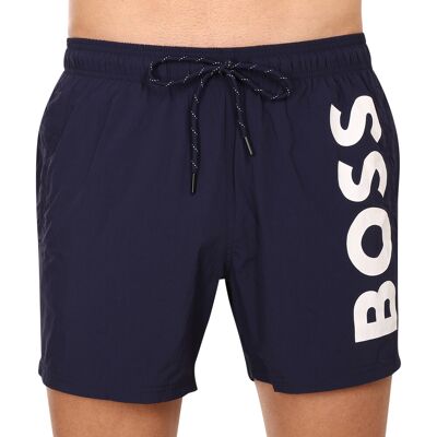 Pánské plavky BOSS modré (50469602 413) L Pánské plavky BOSS modré (50469602 413) L