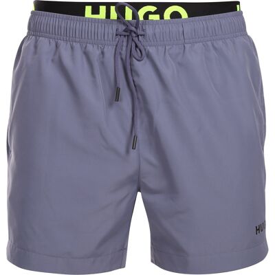 Pánské plavky HUGO šedé (50496287 423) XXL Pánské plavky HUGO šedé (50496287 423) XXL
