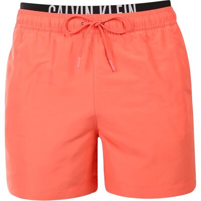 Pánské plavky Calvin Klein růžové (KM0KM01093-U07) L Pánské plavky Calvin Klein růžové (KM0KM01093-U07) L