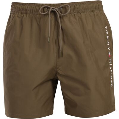 Pánské plavky Tommy Hilfiger zelené (UM0UM03258 RBN) L Pánské plavky Tommy Hilfiger zelené (UM0UM03258 RBN) L