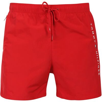 Pánské plavky Tommy Hilfiger červené (UM0UM03748 XLD) XL Pánské plavky Tommy Hilfiger červené (UM0UM03748 XLD) XL