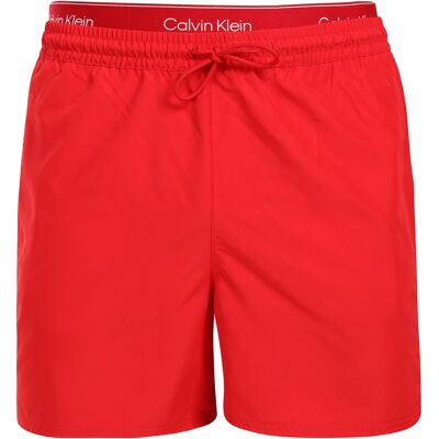 Pánské plavky Calvin Klein červené (N61023-XU9) M Pánské plavky Calvin Klein červené (N61023-XU9) M