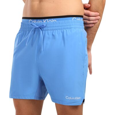 Pánské plavky Calvin Klein modré (N61036-7O6) XL Pánské plavky Calvin Klein modré (N61036-7O6) XL