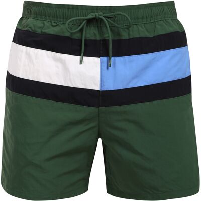 Pánské plavky Tommy Hilfiger zelené (UM0UM03474 L2N) L Pánské plavky Tommy Hilfiger zelené (UM0UM03474 L2N) L