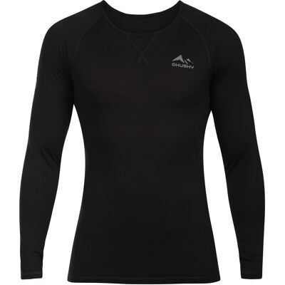Pánské termo tričko HUSKY MEROW merino černé (HT0-0808) XXL Pánské termo tričko HUSKY MEROW merino černé (HT0-0808) XXL