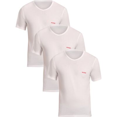 3PACK pánské tričko BOSS bílé (50566316 100) XXL 3PACK pánské tričko BOSS bílé (50566316 100) XXL