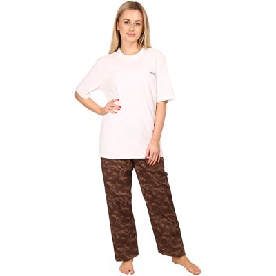 Dámské pyžamo Calvin Klein vícebarevné (QS6976E-C80) S Dámské pyžamo Calvin Klein vícebarevné (QS6976E-C80) S