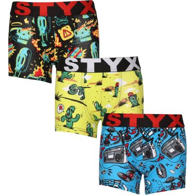 3PACK dětské boxerky Styx art sportovní guma vícebarevné (3GJ13188) 4-5 let 3PACK dětské boxerky Styx art sportovní guma vícebarevné (3GJ13188) 4-5 let