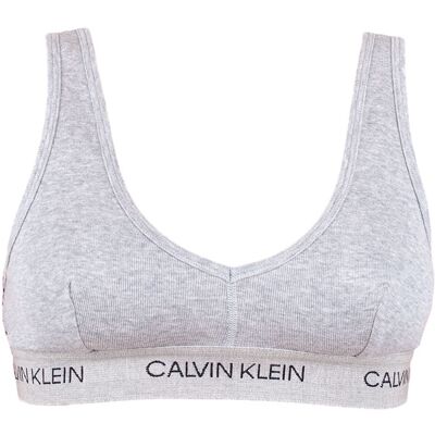 Dámská podprsenka Calvin Klein šedá (QF5251E-020) M Dámská podprsenka Calvin Klein šedá (QF5251E-020) M