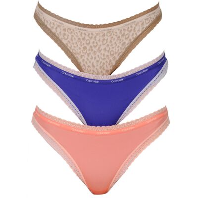 3PACK dámské kalhotky Calvin Klein vícebarevné (QD3804E-W4V) L 3PACK dámské kalhotky Calvin Klein vícebarevné (QD3804E-W4V) L