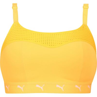 Dámská sportovní podprsenka Puma oranžová (701219634 003) XL Dámská sportovní podprsenka Puma oranžová (701219634 003) XL