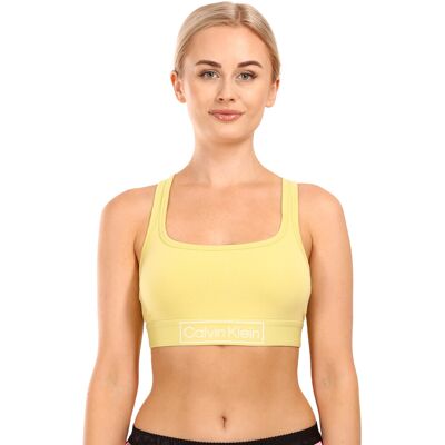 Dámská podprsenka Calvin Klein žlutá (QF6768E-9LD) XL Dámská podprsenka Calvin Klein žlutá (QF6768E-9LD) XL