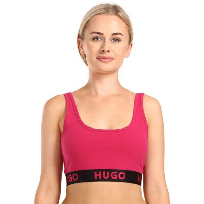Dámská podprsenka HUGO růžová (50480172 663) XL Dámská podprsenka HUGO růžová (50480172 663) XL