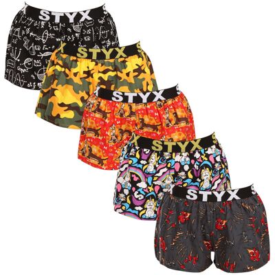 5PACK dámské trenky Styx art sportovní guma vícebarevné (5T1182492) XL 5PACK dámské trenky Styx art sportovní guma vícebarevné (5T1182492) XL