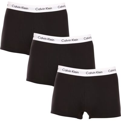 3PACK pánské boxerky Calvin Klein černé (U2664G-001) S 3PACK pánské boxerky Calvin Klein černé (U2664G-001) S