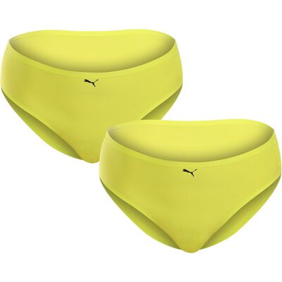 2PACK dámské kalhotky Puma žluté (701219792 012) uni 2PACK dámské kalhotky Puma žluté (701219792 012) uni