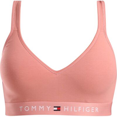Dámská podprsenka Tommy Hilfiger růžová (UW0UW04612 TJ5) XL Dámská podprsenka Tommy Hilfiger růžová (UW0UW04612 TJ5) XL