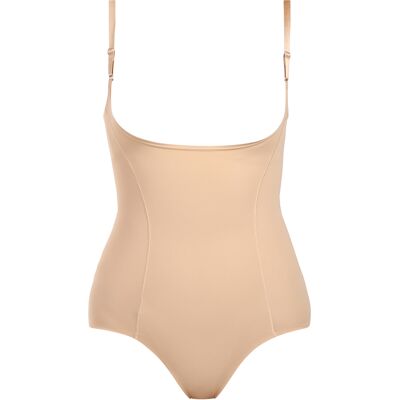 Dámské body Julimex stahovací béžové (219) XXXL Dámské body Julimex stahovací béžové (219) XXXL
