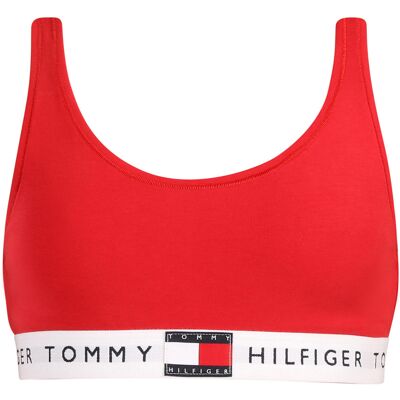 Dámská podprsenka Tommy Hilfiger červená (UW0UW05713 XLG) XL Dámská podprsenka Tommy Hilfiger červená (UW0UW05713 XLG) XL