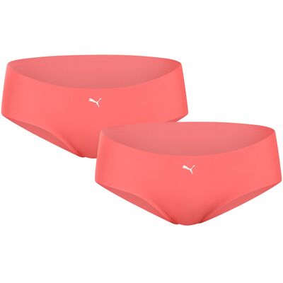 2PACK dámské kalhotky Puma bezešvé červené (100001012 022) L 2PACK dámské kalhotky Puma bezešvé červené (100001012 022) L