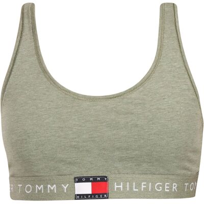 Dámská podprsenka Tommy Hilfiger zelená (UW0UW06221 M1O) M Dámská podprsenka Tommy Hilfiger zelená (UW0UW06221 M1O) M