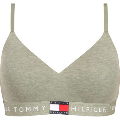 Dámská podprsenka Tommy Hilfiger zelená (UW0UW05715 M1O) XL Dámská podprsenka Tommy Hilfiger zelená (UW0UW05715 M1O) XL
