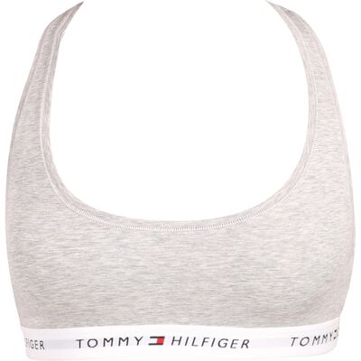 Dámská podprsenka Tommy Hilfiger šedá (UW0UW03820 P61) M Dámská podprsenka Tommy Hilfiger šedá (UW0UW03820 P61) M
