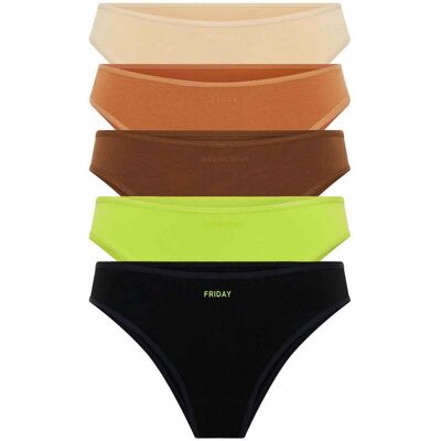 5PACK dámské kalhotky Modibodi Basic Brazilian (5DKMBB) 4XL 5PACK dámské kalhotky Modibodi Basic Brazilian (5DKMBB) 4XL