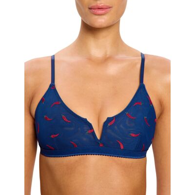 Podprsenka Modibodi lntimates V Day V-Bralette Navy Chilli (PMIVDBVC) 36 Podprsenka Modibodi lntimates V Day V-Bralette Navy Chilli (PMIVDBVC) 36