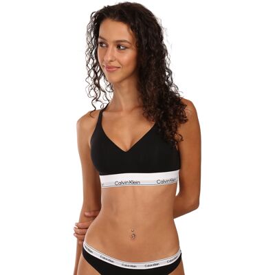 Dámská podprsenka Calvin Klein nadrozměr černá (QF8500-UB1) XXL Dámská podprsenka Calvin Klein nadrozměr černá (QF8500-UB1) XXL