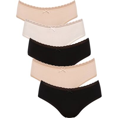 5PACK dámské kalhotky hipster Dorina Naomi vícebarevné (D000890CO006-5X0006) XXL 5PACK dámské kalhotky hipster Dorina Naomi vícebarevné (D000890CO006-5X0006) XXL