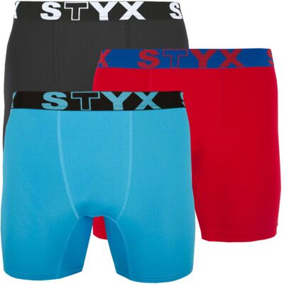3PACK pánské funkční boxerky Styx vícebarevné (W9606569) M 3PACK pánské funkční boxerky Styx vícebarevné (W9606569) M