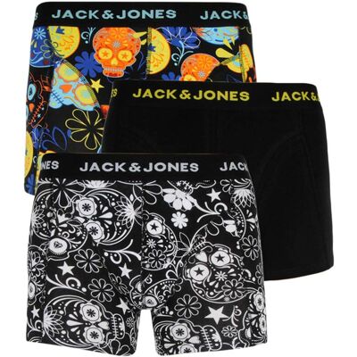 3PACK pánské boxerky Jack and Jones vícebarevné (12185485) XL 3PACK pánské boxerky Jack and Jones vícebarevné (12185485) XL