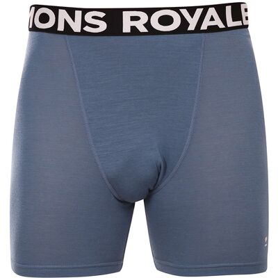 Pánské boxerky Mons Royale merino modré (100088-1169-376) L Pánské boxerky Mons Royale merino modré (100088-1169-376) L