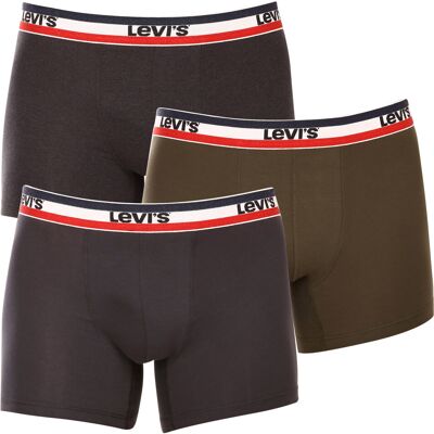 3PACK pánské boxerky Levis vícebarevné (100002870 009) M 3PACK pánské boxerky Levis vícebarevné (100002870 009) M