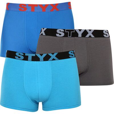 3PACK pánské boxerky Styx sportovní guma nadrozměr vícebarevné (3R10379) 4XL 3PACK pánské boxerky Styx sportovní guma nadrozměr vícebarevné (3R10379) 4XL