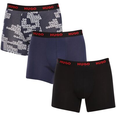 3PACK pánské boxerky HUGO vícebarevné (50510192 405) XXL 3PACK pánské boxerky HUGO vícebarevné (50510192 405) XXL