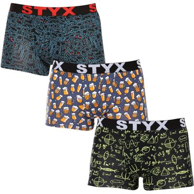 3PACK pánské boxerky Styx art sportovní guma vícebarevné (3G12672/2) XXL 3PACK pánské boxerky Styx art sportovní guma vícebarevné (3G12672/2) XXL