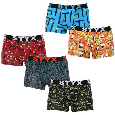 5PACK pánské boxerky Styx art sportovní guma vícebarevné (5G1269124) XXL 5PACK pánské boxerky Styx art sportovní guma vícebarevné (5G1269124) XXL