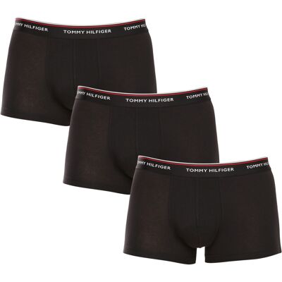 3PACK pánské boxerky Tommy Hilfiger černé (1U87903841 990) M 3PACK pánské boxerky Tommy Hilfiger černé (1U87903841 990) M