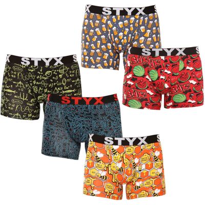 5PACK pánské boxerky Styx long art sportovní guma vícebarevné (5U1267924) L 5PACK pánské boxerky Styx long art sportovní guma vícebarevné (5U1267924) L