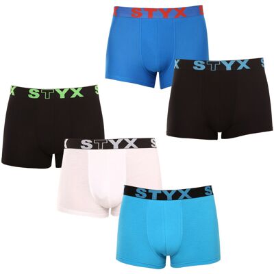 5PACK pánské boxerky Styx sportovní guma vícebarevné (5G0912179) L 5PACK pánské boxerky Styx sportovní guma vícebarevné (5G0912179) L