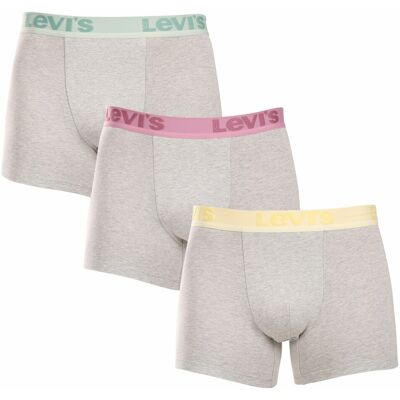 3PACK pánské boxerky Levis vícebarevné (905045001 025) XXL 3PACK pánské boxerky Levis vícebarevné (905045001 025) XXL
