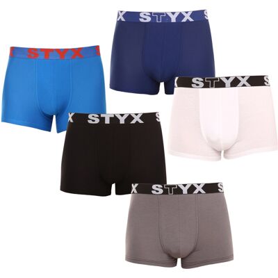5PACK pánské boxerky Styx sportovní guma vícebarevné (5G0908137) L 5PACK pánské boxerky Styx sportovní guma vícebarevné (5G0908137) L