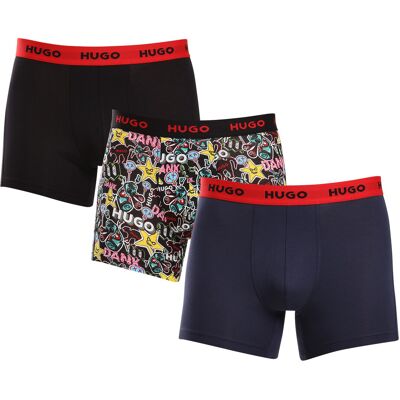 3PACK pánské boxerky HUGO vícebarevné (50517887 979) XXL 3PACK pánské boxerky HUGO vícebarevné (50517887 979) XXL