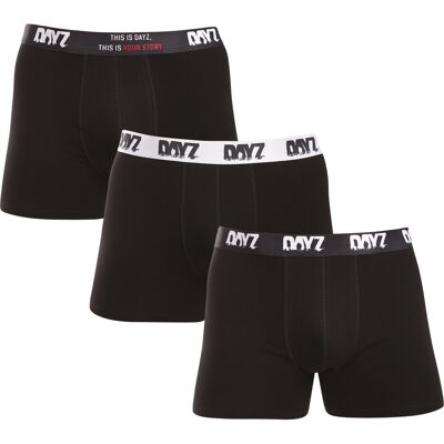 3PACK pánské boxerky DAYZ černé (DZ001) L 3PACK pánské boxerky DAYZ černé (DZ001) L