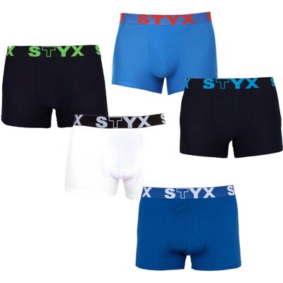 5PACK pánské boxerky Styx sportovní guma nadrozměr vícebarevné (5R9612817) 4XL 5PACK pánské boxerky Styx sportovní guma nadrozměr vícebarevné (5R9612817) 4XL
