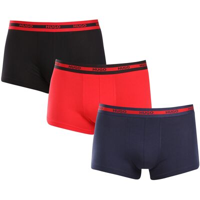 3PACK pánské boxerky HUGO vícebarevné (50517883 960) XXL 3PACK pánské boxerky HUGO vícebarevné (50517883 960) XXL